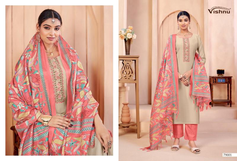 Vishnu evanka vol 15 dress material wholesale business
